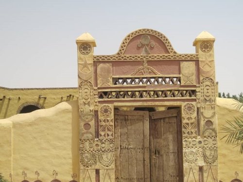 Nubian decoration house